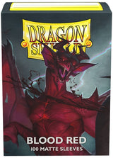 DRAGON SHIELD SLEEVES MATTE BLOOD RED 100CT (Special Order)