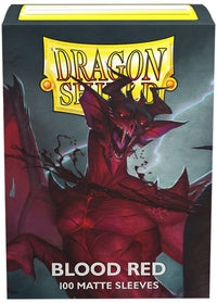 DRAGON SHIELD SLEEVES MATTE BLOOD RED 100CT (Special Order)