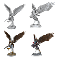 DND UNPAINTED MINIS WV17 AARAKOCRA FIGHTERS (Special Order)