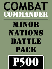 COMBAT COMMANDER BATTLE PACK #8 MINOR NATIONS (Special Order)