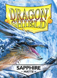 DRAGON SHIELD SLEEVES MATTE SAPPHIRE 100CT (Special Order)