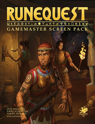 RUNEQUEST GAMEMASTER SCREEN PACK (Pre-Order)