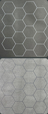 MEGAMAT 1" HEX REVERSIBLE BLACK-GREY 34.5"X48" (Special Order)