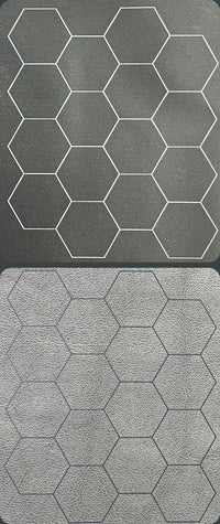 MEGAMAT 1" HEX REVERSIBLE BLACK-GREY 34.5"X48" (Special Order)