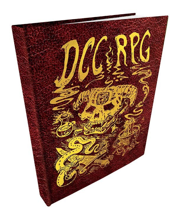 DCC RPG CORE RULEBOOK LEATHERBOUND DOUG KOVACS COVER (Pre-Order)
