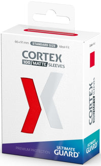 UG SLEEVES CORTEX STD MATTE RED 100CT (Special Order)