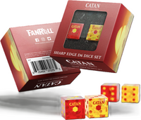 CATAN RESIN 7 DICE SET SHARP EDGE (Pre-Order)