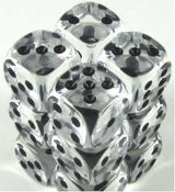 TRANSPARENT 12D6 CLEAR/BLACK 16MM ROUND CORNERED (Special Order)