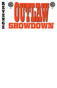 EC OUTLAW SHOWDOWN #1 CVR G BLANK (Special Order)