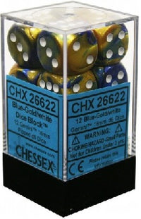 GEMINI 12D6 BLUE-GOLD/WHITE 16MM (Special Order)