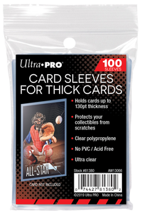 UP SLEEVES CARD THICK 130PT 100CT (Special Order)