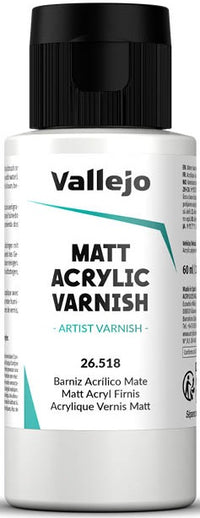 VALLEJO: AUXILIARY PERMANENT MATT VARNISH 60ML (Special Order)