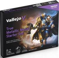 VALLEJO: TRUE METALLIC METAL STARTER SET (Special Order)