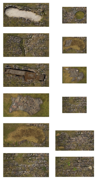 F.A.T. MATS: TERRAIN BASE SET - GRASSY (Special Order)