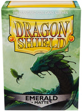 DRAGON SHIELD SLEEVES MATTE EMERALD 100CT (Special Order)