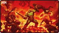 UP PLAYMAT DOOM CREATURES OF HELL BLACK STITCHED (Pre-Order)