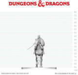DND UNPAINTED MINIS WV29 NIMBLEWRIGHT STEED WITH RIDER (Special Order)