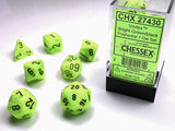 VORTEX 7-DIE SET BRIGHT GREEN/BLACK (Special Order)