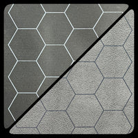 BATTLEMAT 1" HEX REVERSIBLE BLACK-GREY 26"X23.5" (Special Order)
