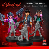 CYBERPUNK RED MINIS GENERATION RED A (Special Order)