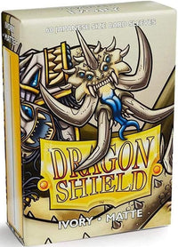 DRAGON SHIELD SLEEVES JAPANESE MATTE IVORY 60CT (Special Order)
