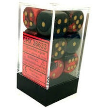 GEMINI 12D6 BLACK-RED/GOLD 16MM (Special Order)