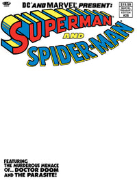 DC AND MARVEL PRESENT: SUPERMAN AND SPIDER-MAN (MARVEL TREASURY EDITION #28) TREASURY EDITION BLANK (Special Order)