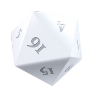 UP DICE HEAVY METAL VIVID WHITE (Pre-Order)
