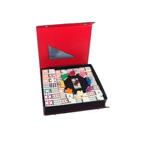 DOMINOES, DBL 12, MEXICAN TRAIN GAME COLOURED DOTS (Special Order)
