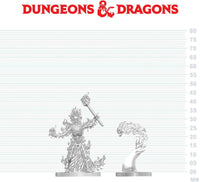 DND UNPAINTED MINIS WV31 FLAMING SKELETON & FLAMESKULL (Pre-Order)