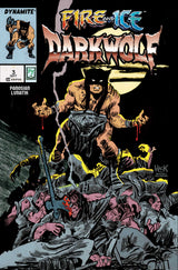 FIRE AND ICE: DARKWOLF #3 CVR K FOC BONUS ROBERT HACK  VAR (Special Order)