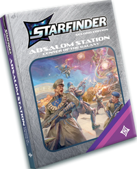 STARFINDER ABSALOM STATION: CENTER OF THE GALAXY HC SKETCH COVER (Special Order)