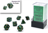 MINI SCARAB 7-DIE SET JADE/GOLD (Special Order)