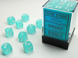 FROSTED 36D6 TEAL/WHITE 12MM (Special Order)