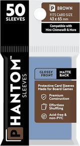 PHANTOM SLEEVES GLOSS/MATTE BROWN SIZE (43MM X 65MM) 50CT (Special Order)