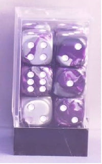 GEMINI 12D6 PURPLE-STEEL/WHITE 16MM (Special Order)