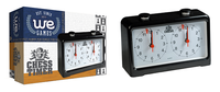 CHESS CLOCK, ANALOG BLACK PLASTIC (Special Order)