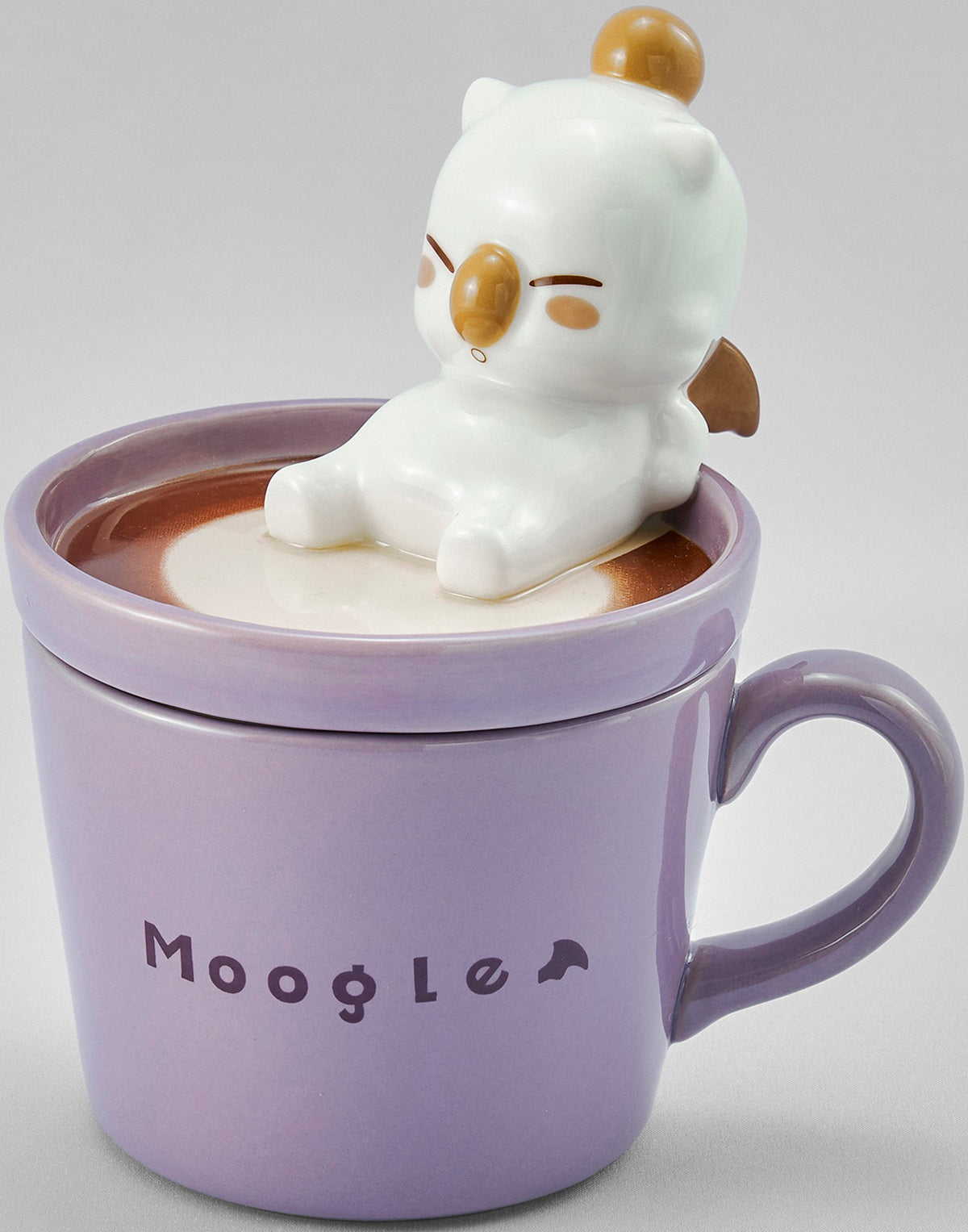 FINAL FANTASY LATTE ART FIGURE MUG - MOOGLE (Pre-Order)