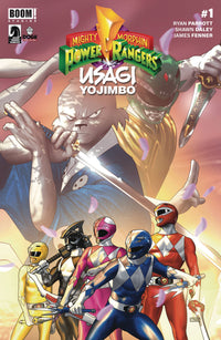 MIGHTY MORPHIN POWER RANGERS USAGI YOJIMBO #1 CVR A CLARKE (Special Order)
