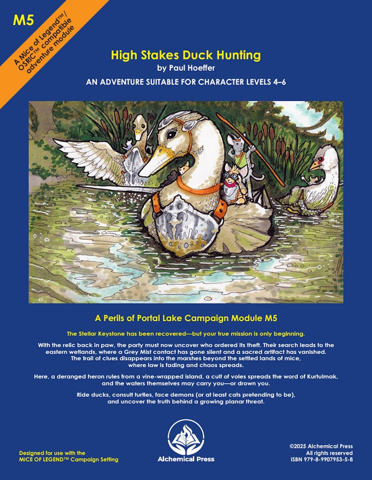 MICE OF LEGEND: PERILS OF PORTAL LAKE MODULE M5 HIGH STAKES DUCK HUNTING (Pre-Order)