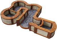 WARLOCK TILES: 1" TOWN/VILLAGE ANGLES/CURVES EXP (Special Order)