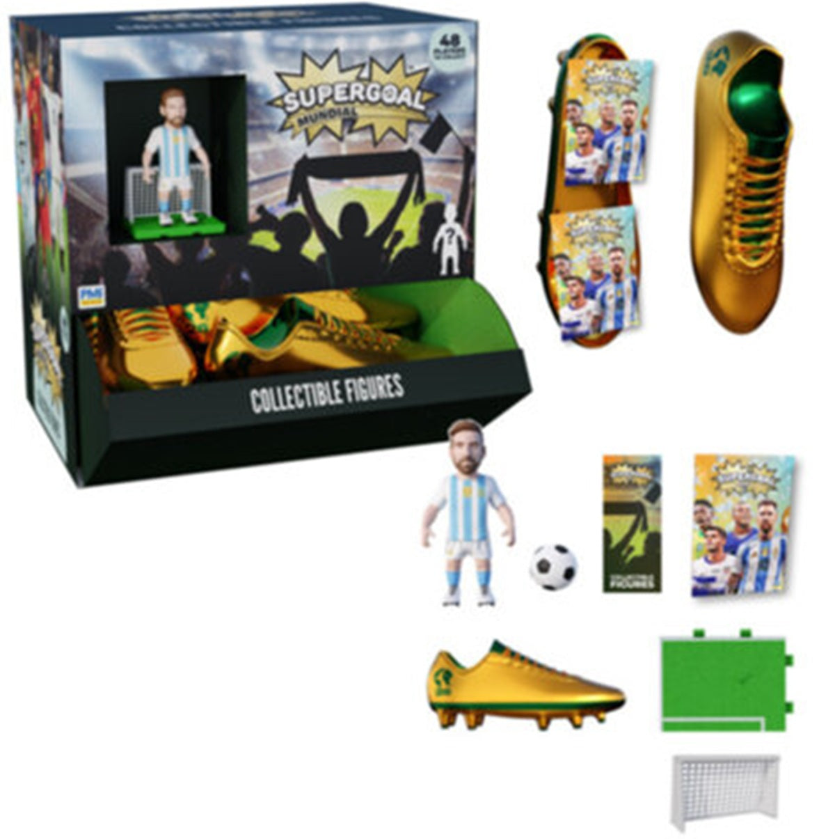 SUPERGOAL MUNDIAL SHOE CAPSULE 12CT ASSORTMENT (Pre-Order)