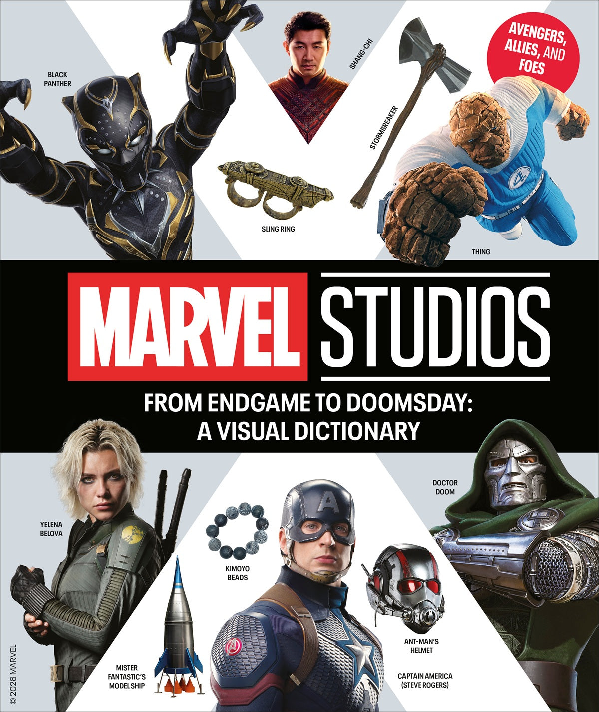 FROM ENDGAME TO DOOMSDAY: A MARVEL STUDIOS VISUAL DICTIONARY: AVENGERS, ALLIES, AND FOES HC (Pre-Order)