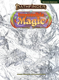 PATHFINDER 2E REMASTER IMPOSSIBLE MAGIC HC SKETCH COVER (Special Order)