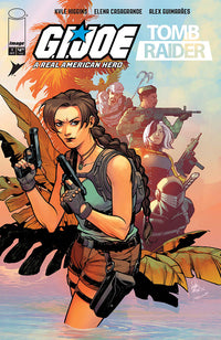 G.I. JOE: A REAL AMERICAN HERO/TOMB RAIDER #1 (OF 5) CVR A ELENA CASAGRANDE & ALEX GUIMARÃES (Special Order)
