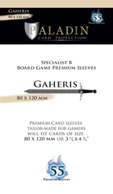 B&D PALADIN PREMIUM SLEEVES SPECIALIST B GAHERIS 80MM X 120MM 55CT (Special Order)