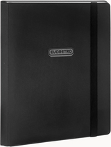 ER 9PKT CARD BINDER WITH ELASTIC BLACK (Special Order)