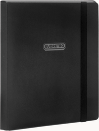 ER 9PKT CARD BINDER WITH ELASTIC BLACK (Special Order)