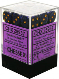 SPECKLED 36D6 GOLDEN COBALT 12MM (Special Order)