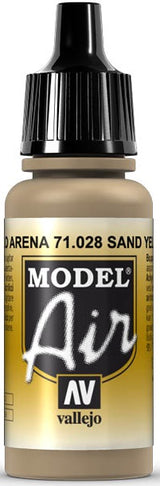 VALLEJO: MODEL AIR SAND YELLOW (17ML) (Special Order)